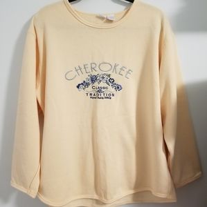 Vintage Yellow Crew Neck Sweater